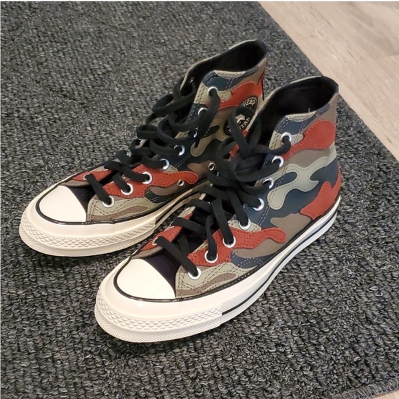 Converse Chuck Taylor Hybrid Camo High Top Casual Sneakers - Picture 2 of 7